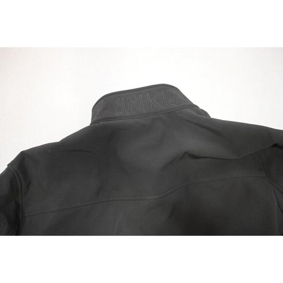 Calvin Klein Black Fleece Softshell Jacket Winter Fall Full Zip Mens Size 3XL - Picture 13 of 14